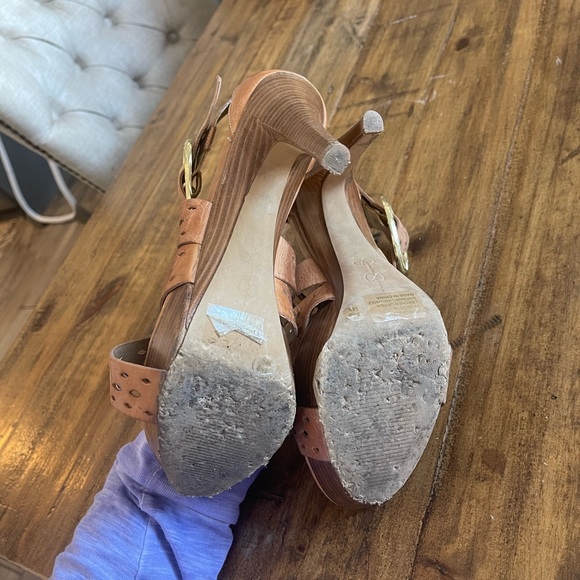 Jessica Simpson Annetty Sandal Heels GUC - Picture 6 of 6